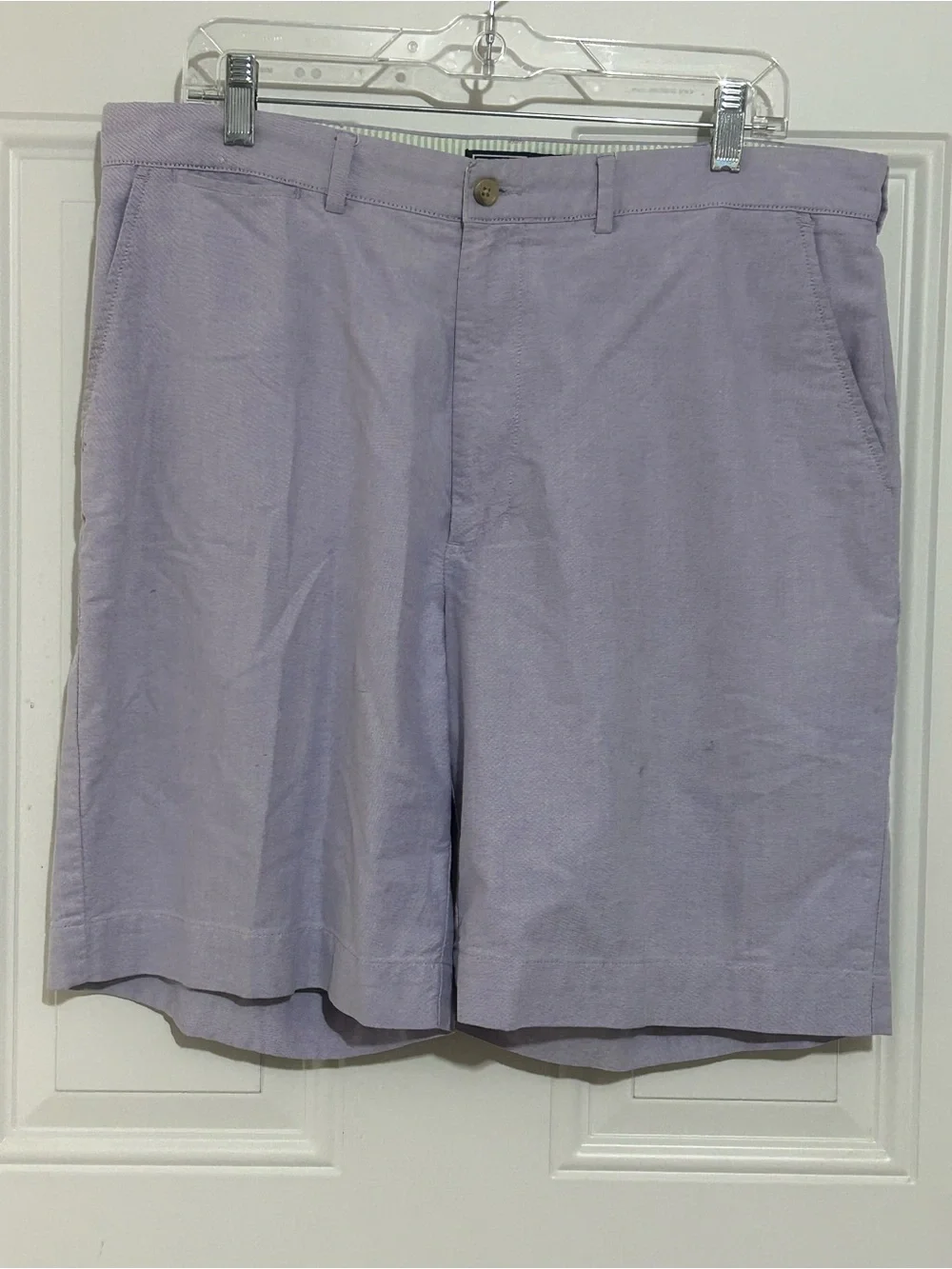 Polo by Ralph Lauren Lavender Flat Front Cotton Shorts